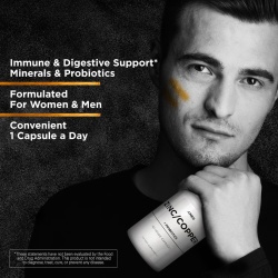 Codeage Amen Zinc/copper + Probiotics 2 Billion Cfu, Formula Pentru Echilibru Mineral Si Digestie Sanatoasa, 90 Cps - Img 8