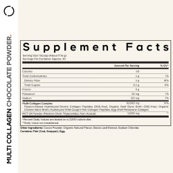 Codeage Hydrolyzed Multi Collagen - 5 Types Collagen Peptides + Mct Oil , Colagen Hidrolizat Din 5 Surse Sub Forma De Peptide + Mct Oil , Cu Aroma De Ciocolata, 515 G - Img 4