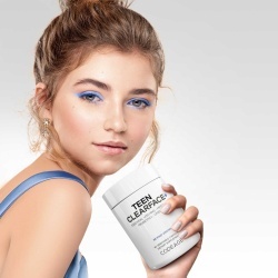 Codeage Teen Clearface Daily Multivitamin & Minerals, Complex De Multivitamine Pentru Adolescenti Pentru Ten Sanatos, 60 Cps - Img 9