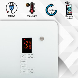 CONVECTOR STICLA CU TELECOMANDA 1500W CR 7721 CAMRY - Img 9