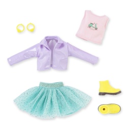 COROLLE SET SAPTAMANA MODEI LA MILANO PAPUSA LUNA 28CM - Img 9