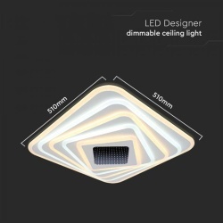 CORP ILUMINAT DECORATIV DIMABIL 150W 3000K + 6000K - ALB - Img 4