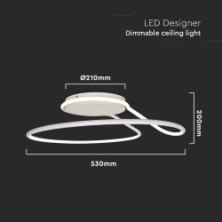 CORP ILUMINAT LED 54W 3IN1 - ALB - Img 3