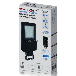 CORP ILUMINAT STRADAL LED SOLAR 40W 4000K ALB NEUTRU - Img 16