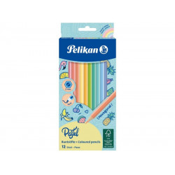 CREIOANE COLOR PASTEL LACUITE, SET 12, SECTIUNE HEXAGONALA