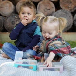 CUTIE SNACK 3 COMPARTIMENTE, MELII, PINE GREEN - Img 3