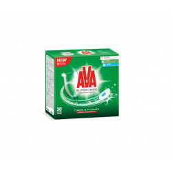 Detergent de vase AVA SUPERTABS tablete, pentru masina de spalat 30 tablete