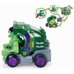 DICKIE TOYS MARVEL RAZBUNATORII MASINA RC CU TELECOMANDA 2.4GHz HULK SMASH CU SUNETE SCARA 1 LA 24 - Img 3