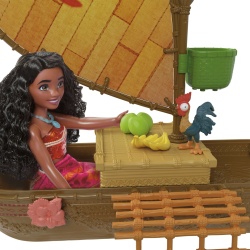 DISNEY PRINCESS SET BARCA CANOE A LUI MOANA SI AVENTURI IN OCEAN 38CM - Img 8