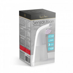 Dozator de săpun lichid spumant Vog und Arths - 250 ml, independent sau cu fixare pe perete - baterii/ USB - Img 5