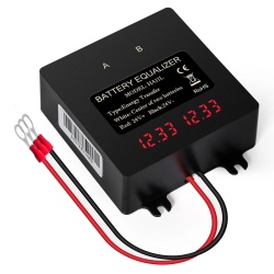 Egalizator alimentare baterii 2 x 12V pentru sisteme fotovoltaice 24V, cu display LCD - Img 2