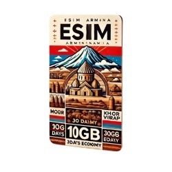 eSIM Armenia 10GB 30Days Economy