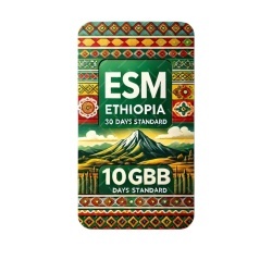 eSIM Ethiopia 10GB 30Days Standard