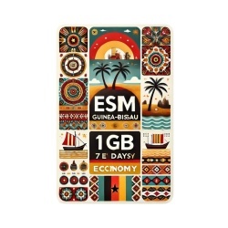 eSIM Guinea-Bissau 1GB 7Days Economy