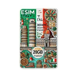 eSIM Italy 20GB 30Days Standard