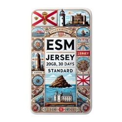 eSIM Jersey, 20GB, 30 Days, Standard