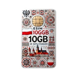eSIM Poland, 100GB, 30 Days, Standard