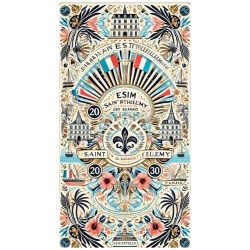 eSIM Saint Barthelemy 20GB 30Days Standard