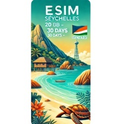 eSIM Seychelles 20GB 30Days Standard