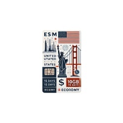 eSIM United States 10GB 15Days Economy