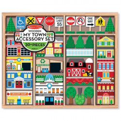 Figurine din lemn Orasul meu - Melissa and Doug - Img 1