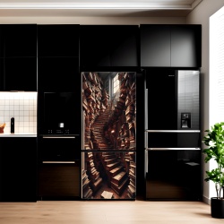 Folie imprimata color pentru decor Frigider, dimensiune 200 x 90cm, model: AVX-FR10 - Img 1