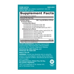 Gnc Gut Health Healthy Aging Probiotic For Adult Over 50, Probiotic Studiat Clinic, 55 Miliarde Ufc Culturi Vii, Pentru Digestie, Microbiom Si Longevitate, Destinat Adultilor Peste 50 De Ani, 30 Cps - Img 4