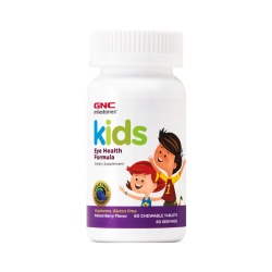 Gnc Milestones Kids Eye Health, Formula Pentru Copii, Suport Pentru Sanatatea Vizuala, Cu Gust Natural De Fructe De Padure, 60 Tb