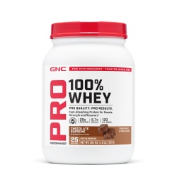 Gnc Pro Performance 100% Whey, Proteina Din Zer Cu Aroma De Ciocolata, Testata Antidoping, 825g
