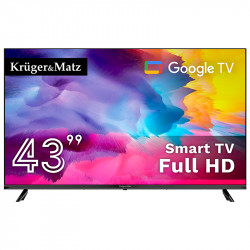 GOOGLE SMART TV 43 INCH 108CM H265 HEVC KRUGER&MATZ - Img 2
