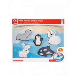 Hape puzzle tactil - animalele polare
