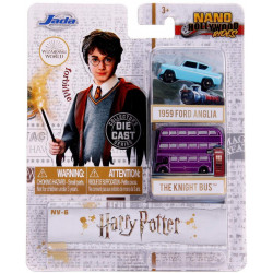 Harry potter2 set 2 masinute the knight bus si ford anglia 1959 - Img 1