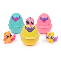 HATCHIMALS ALIVE NEON RAINBOW SET COSULET DE OUA - Img 2