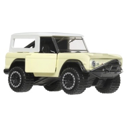 HOT WHEELS MASINUTA METALICA CU SISTEM PULL BACK FORD BRONCO 1966 FACTORY FRESH SCARA 1 LA 43 - Img 2