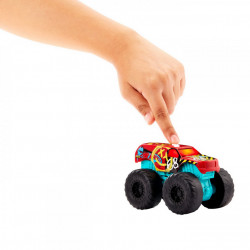 Hot wheels monster truck roarin wreckers demo derby cu functii si sunete scara 1:43 - Img 3