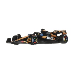 HOT WHEELS PREMIUM REAL RIDERS FORMULA 1 2024 MASINUTA METALICA MCLAREN FORMULA 1 TEAM NUMARUL 81 SCARA 1 LA 64 - Img 2