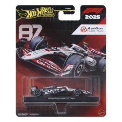 HOT WHEELS PREMIUM REAL RIDERS FORMULA 1 2024 MASINUTA METALICA MONEYGRAM HAAS F1 TEAM SCARA 1 LA 64