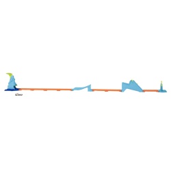 HOT WHEELS STUNT TRACKS PISTA CASCADORII SARITURA CU PROPULSIE CU MASINUTA INCLUSA - Img 5