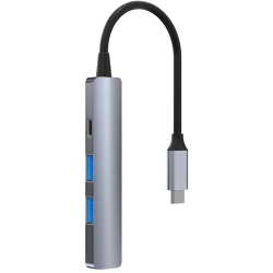 Hub USB 3.1 Tellur, 4 port, gri - Img 2