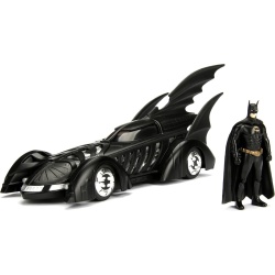 JADA DC SET BATMAN FOREVER FIGURINA BATMAN SI MASINUTA METALICA BATMOBILE SCARA 1 LA 24 - Img 2