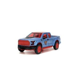 JADA DC SET FIGURINA METALICA SUPERMAN SI MASINUTA 2017 FORD F 150 RAPTOR SCARA 1:32 - Img 2