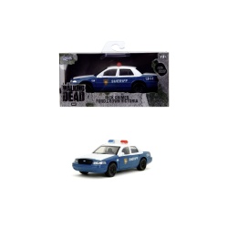 JADA THE WALKING DEAD RICK CRIMES MASINUTA METALICA FORD CROWN VICTORIA SCARA 1:32 - Img 8