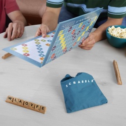 JOC SCRABBLE 2 IN 1 DIN LEMN IN LIMBA ENGLEZA - Img 8