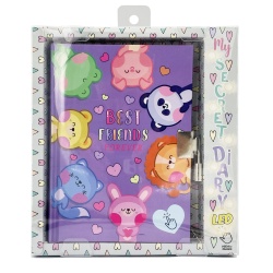 Jurnal cu LED, cu cutie cadou, 80 de pagini, 13 x 18 cm (6 buc/display) - Img 9