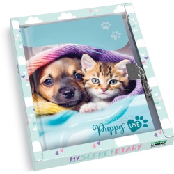 Jurnal Puppy, cu cutie cadou, 80 de pagini, 13 x 18 cm (6 buc/display) - Img 2