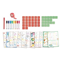 Kit de invatare litere si numere - 66 piese - Img 3