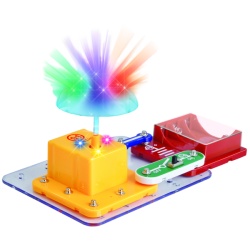Kit experimente STEM Electrofun, Construieste o lampa disco, de la 8 ani