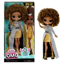 L.O.L. SURPRISE! OMG ROYAL BEE PAPUSA FASHIONISTA CU ACCESORII - Img 6