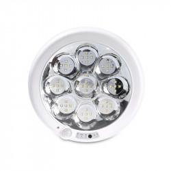 Lampa plafon rotunda cu senzor miscare si acu - Img 1