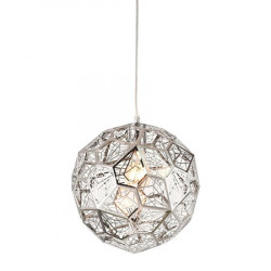 Lampa suspendata e27 crom platinet - Img 3